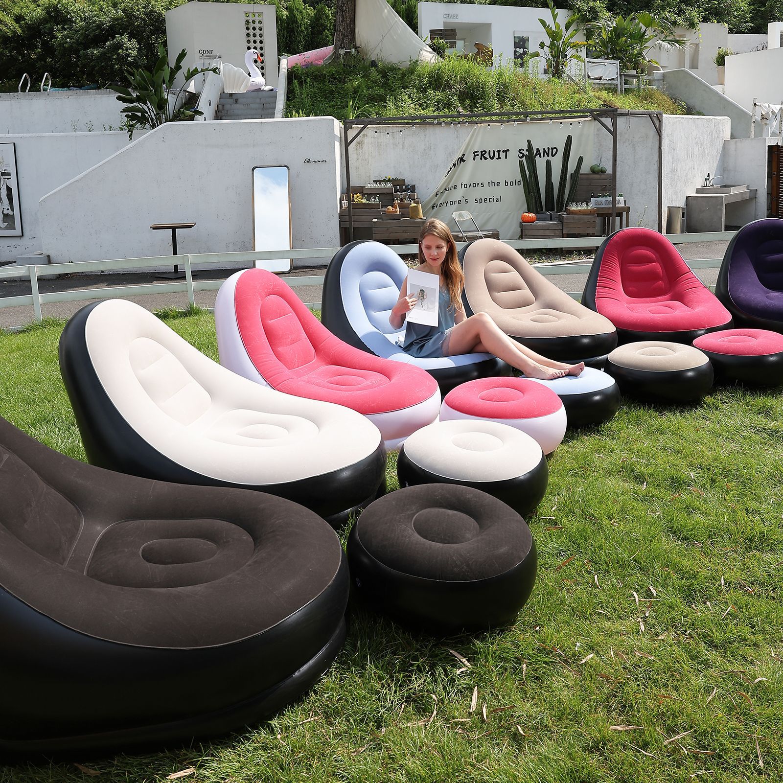 Canapé Gonflable Simple Flit – Le Trône de la Chillitude Absolue